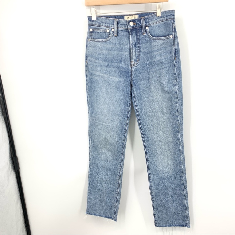 Madewell perfect Vintage Straight Leg Jeans - Light Blue